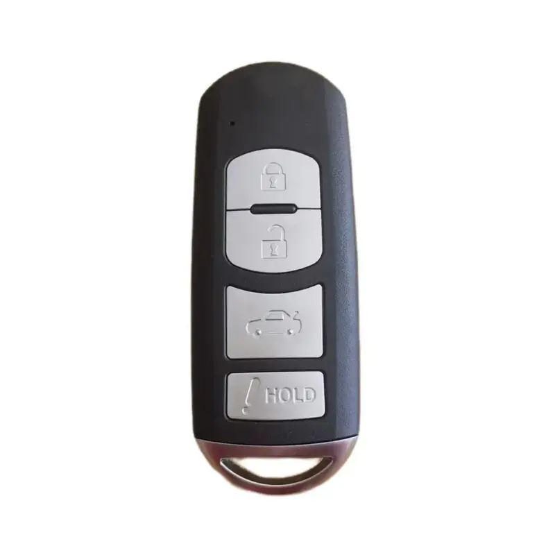 Kunci Remote pengganti Tombol 2/3/4 Shell untuk Mazda M3 M6 CX-3 CX-5 Axela Atenza 2014- 2018 SKE13D-01 dengan kunci darurat