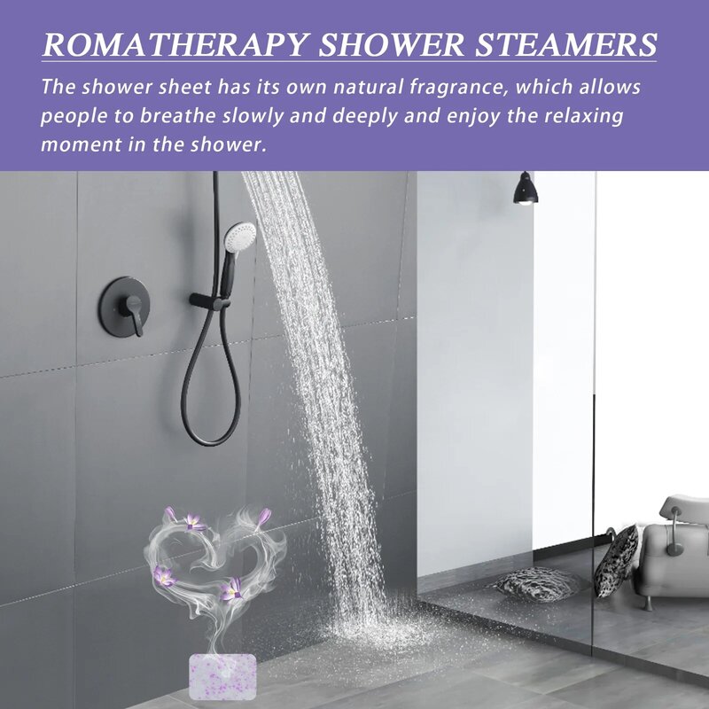 Aromatherapy Bath And Shower Tablets Refreshing Shower Deep Clean Long-Lasting Aromatic Home Aromatherapy Bath Sheet