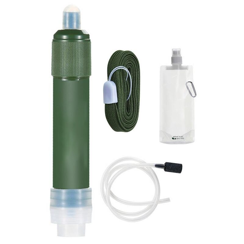 AliExpress Collectie Survival Waterzuiveraar Survival Waterfilter 0.01 Micron Survival Waterzuiveraar Noodwater Buiten Water