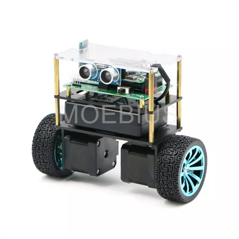 Motor paso a paso ensamblado 2WD Smart Balance Robot Car Stm32, Kit de auto equilibrio de dos ruedas