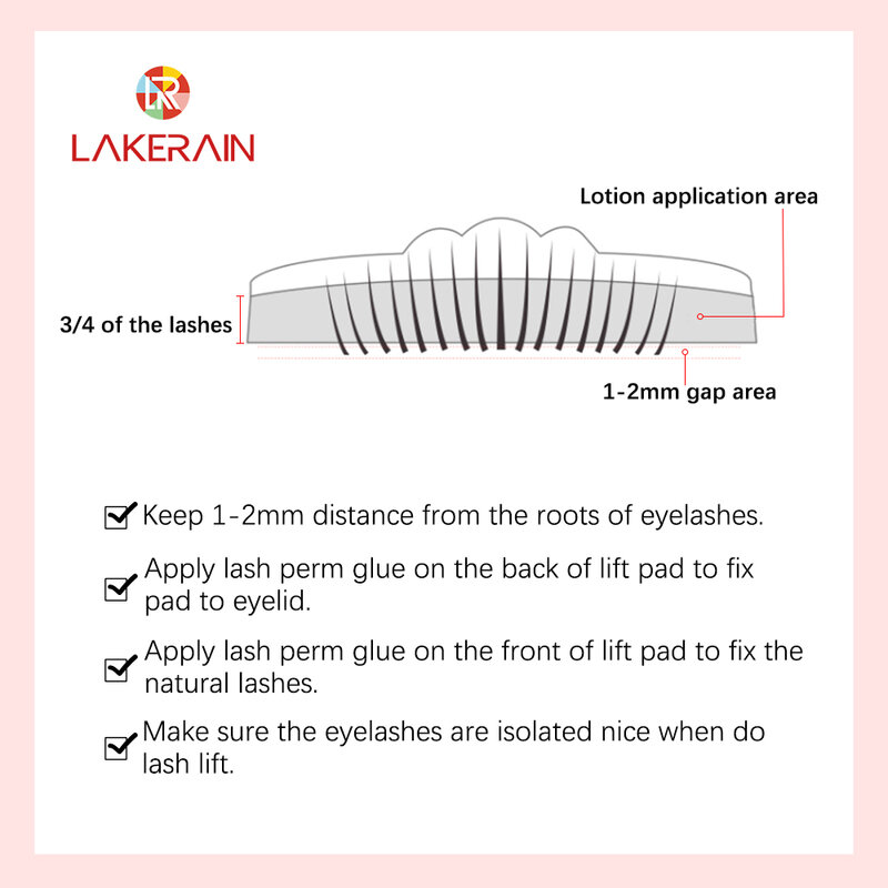 Lakerain-Kit de levantamiento de pestañas semipermanente, loción permanente, fijación, pegamento rizado, salón de belleza, uso doméstico, Pro