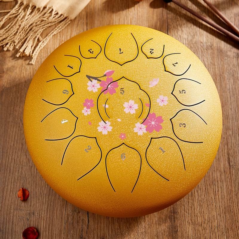 supply best sounds quality 12inch 13 tones steel tongue drum sale musical instruments personalized customization