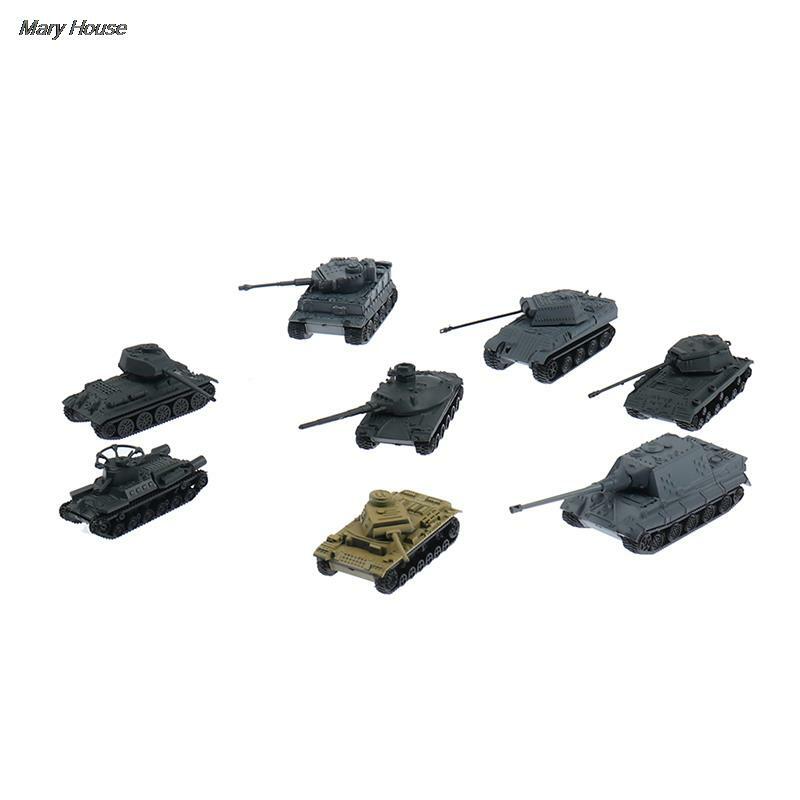 プラスチック製のタイガータンク,4つのサンドテーブル,1:144スケール,ワールドウォーii,ドイツ製,軍事モデル,1個