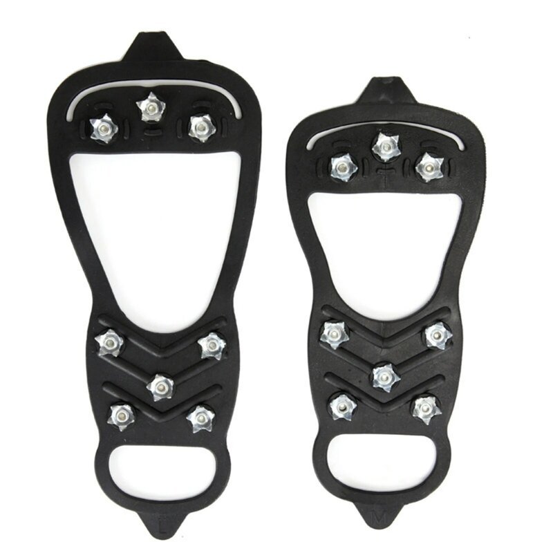 Snow Ice Claw Climbing Crampons 8 Studs Anti-Skid Ice Snow Camping Walking Shoes Spike Grip Winter Outdoor Equipment