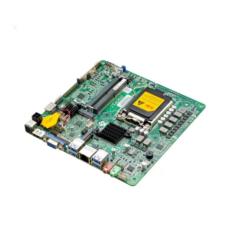 All In One PC Mainboard Intel H310C B250 Chipset LGA1151 i3 i5 i7 PS2 LAN COM LVDS GPIO Mini Itx Motherboard for Cashier Machine