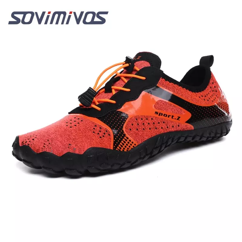 Men's Trail Running Shoes, Lightweight Athletic Zero Drop Barefoot Shoes Non Slip Outdoor Walking Minimalist Shoes Saguaro Women