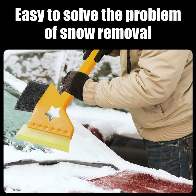 Raspador de hielo para parabrisas de coche, cepillo de nieve, raspador para ventana de coche, pala de eliminación de nieve, escarcha, 12,4 pulgadas