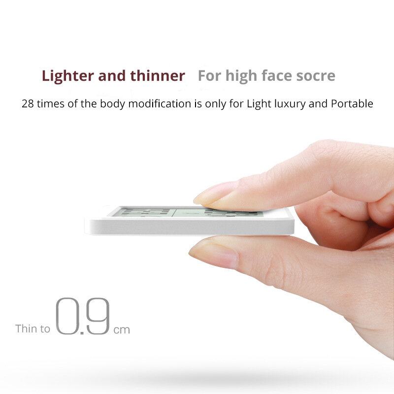 Therye.com-Hygromètre électronique multifonction avec grand écran LCD, horloge automatique, moniteur de température et d'humidité, 3.2"