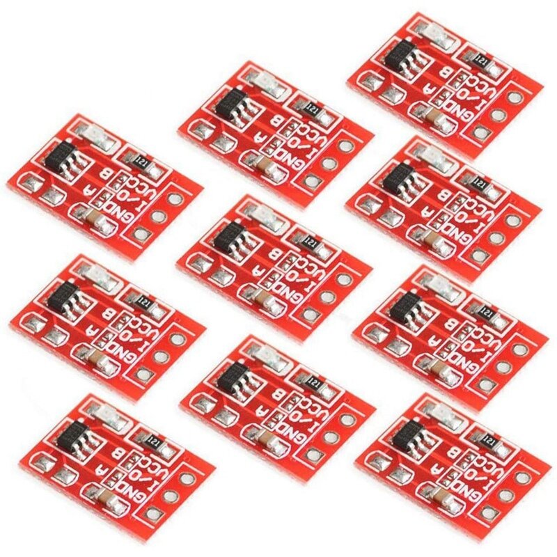 New-100Pcs TTP223 Touch Key Switch Module Touching Button Capacitor Type Single Channel Self Locking Touch Switch Sensor