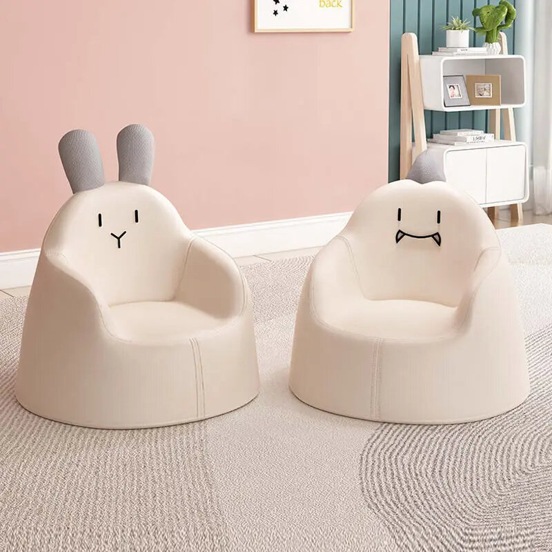 Mini canapé de dessin animé pour enfants, siège bébé, confortable, petit, doux, lavable, garçon, princesse, mignon