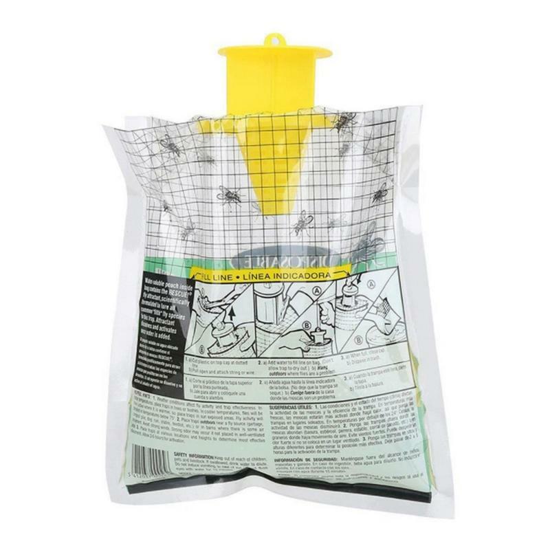 Fly Trap Bag Fly Blocker Net Bag Pre-Baited Outdoor Natural Fly Control Supplies For Farms Horse Ranch Gardens Orchards