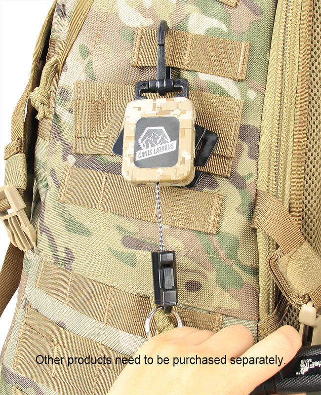 Canis Latran 군용 기어 견인기, 전술 배낭용 스테인레스 스틸, 에어소프트 스코프 액세스 HS33-0081, 신상