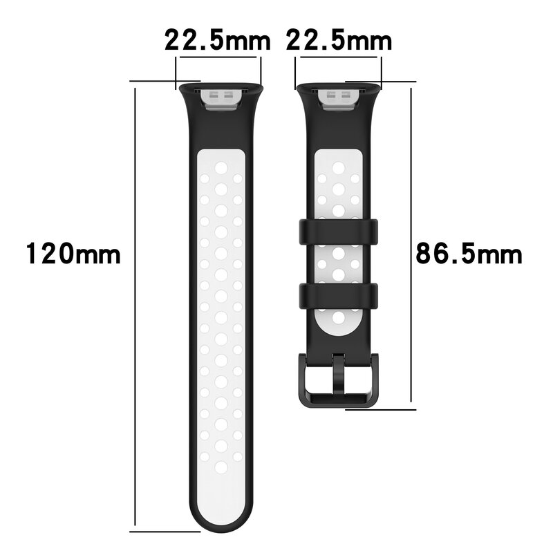 Silikon Armband Atmungs Strap Correa Sport Armband Ersatz Armband Zubehör Smartwatch Für Xiaomi Mi Band 7 Pro