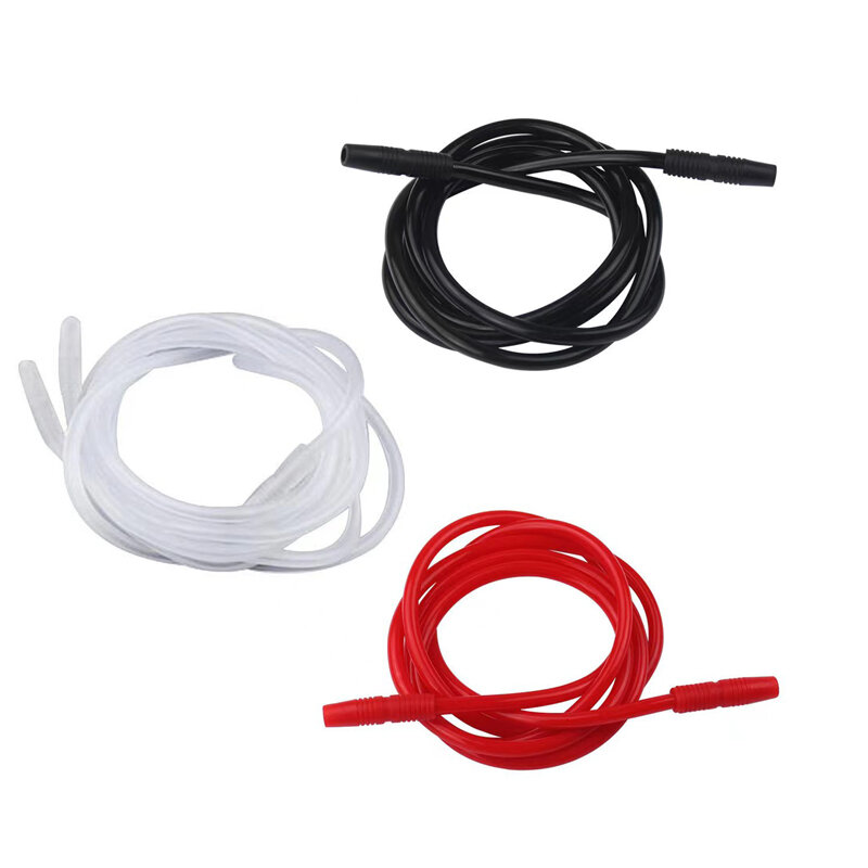 Transparent Tube for Microdermabrasion Machine Accesories - Premium Silicone Black Red Hose Connect Diamond Tips Wands
