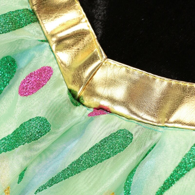 Disney-La Reine des neiges Elsa Anna LED Light Up Costume pour filles, robe de fête d'anniversaire, robe de princesse, vêtements de fête de carnaval pour enfants