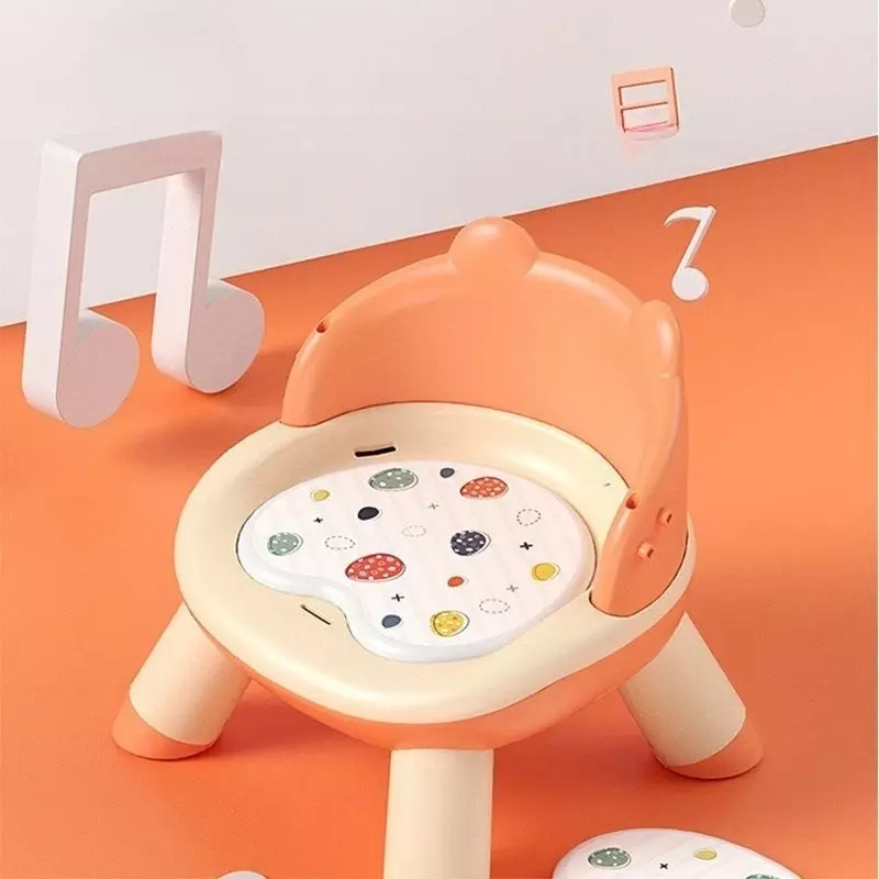 Kursi Makan anak-anak multifungsi dapat terangkat di rumah mobil makan bayi dapat membuat suara kursi sandaran kursi kartun