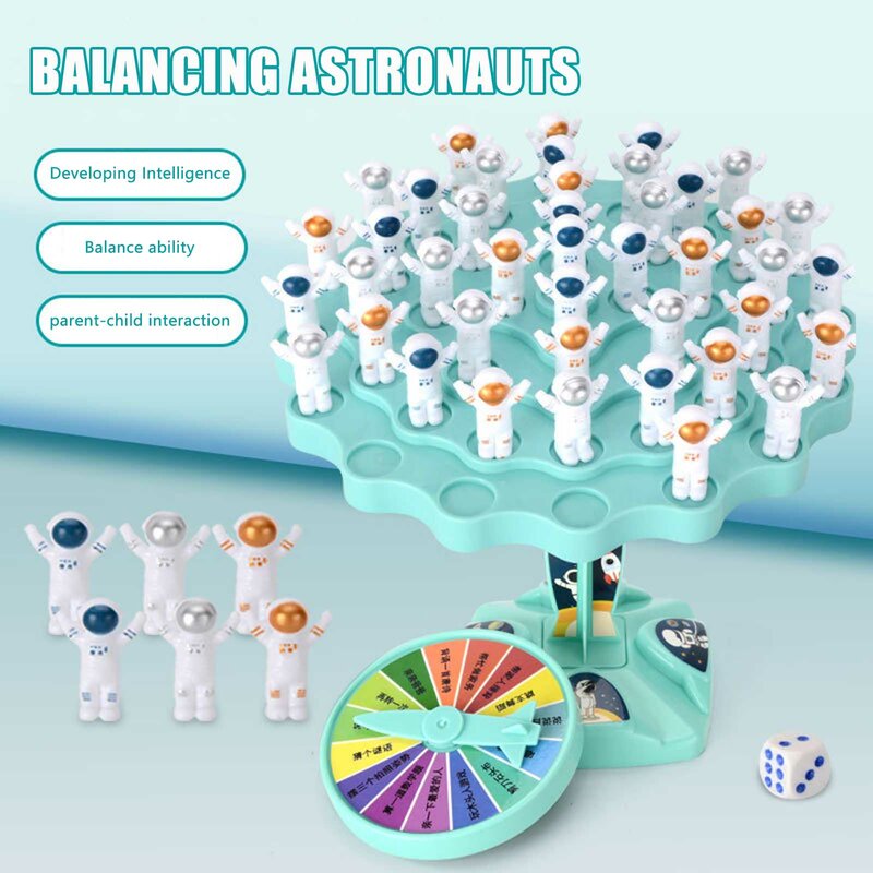 Astronaut Balance Baum Mathe Spiel Eltern-Kind-Interaktion Tischs piel Spielzeug für Kinder interaktives Spielzeug Set