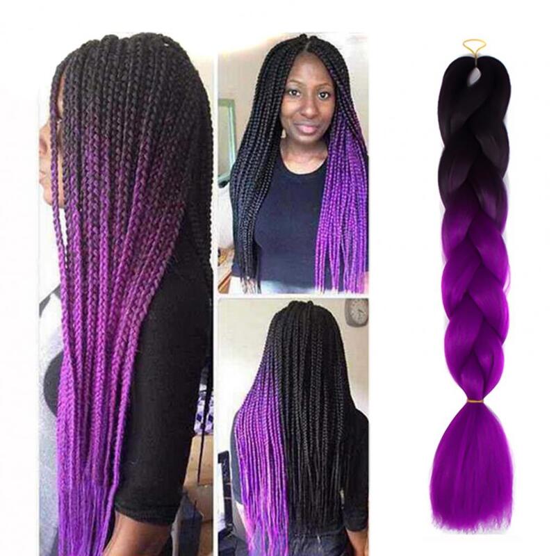 24 Inches Jumbo Braiding Hair Synthetic Hair Extensions Afro Braid Hair Wholesale For Women