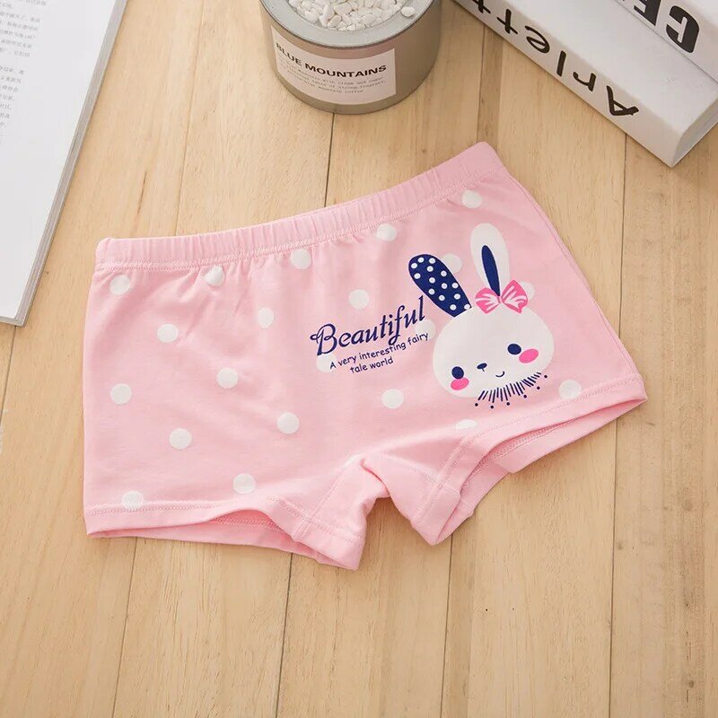 Promotion new children high quality girl boxer panties kids cartoon 95% cotton 1pc/lot baby clothes spring autumn students pant