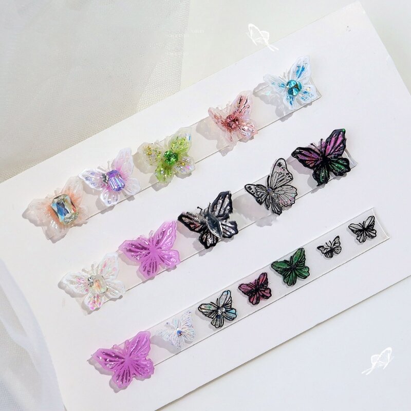 Art Mold UV Epoxy Resin Silicone Mold Three-Dimensional Butterfly Mold 97QE