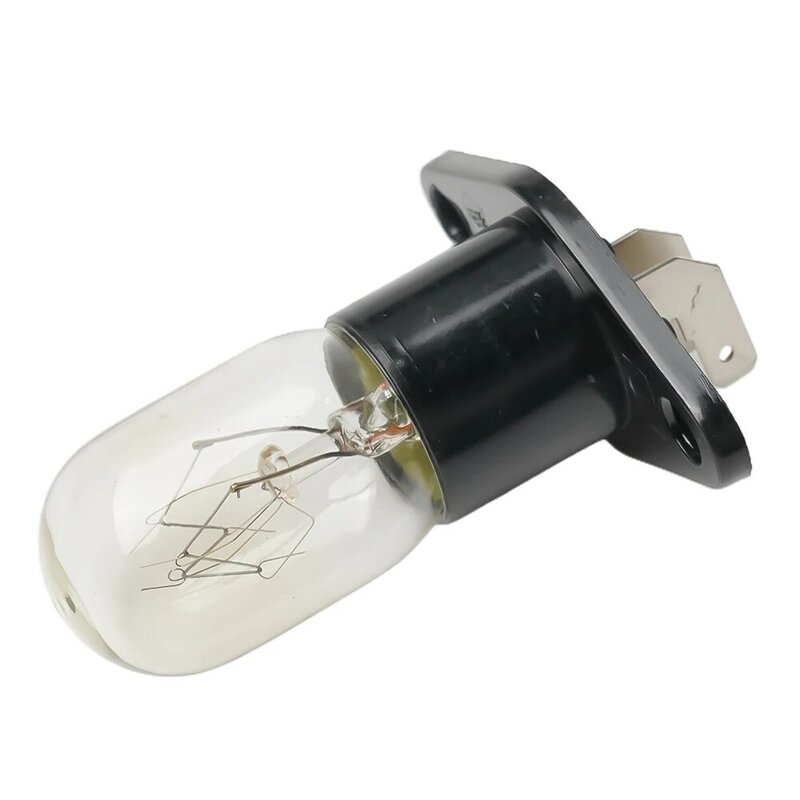 Ampoule pour four à micro-ondes, ampoule et base ne peuvent pas être démontées, verre, plastique, métal, transparent