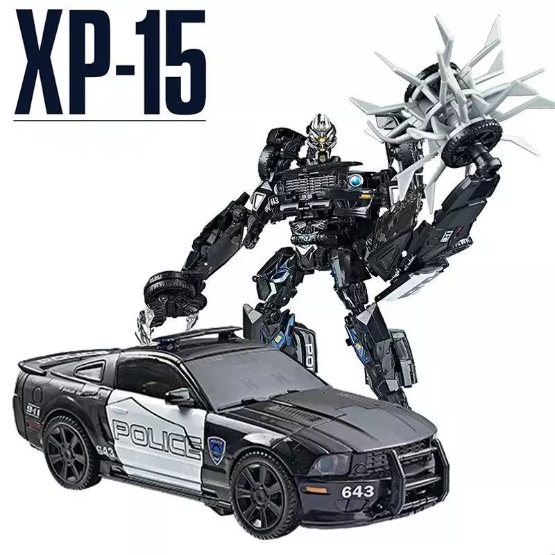 警察の車のロボットの置物,車の合金のおもちゃ,変換ロボット,タイプPCB M05,ls02,XP-15,xp15