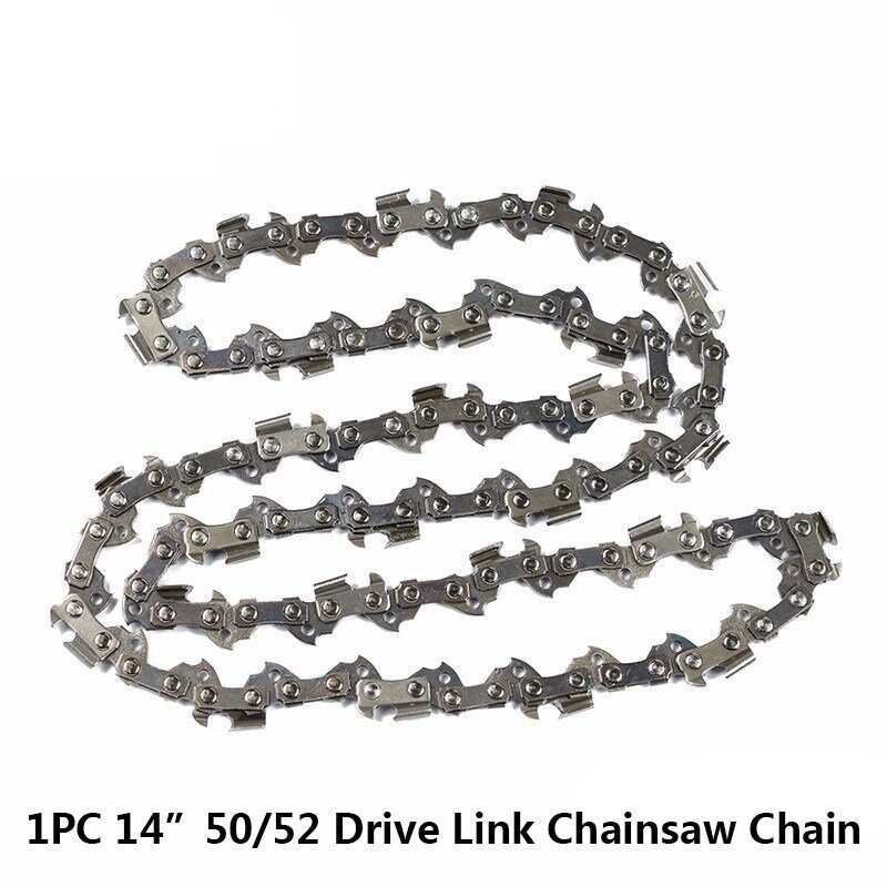 Chainsaw Chain 14 Inch 3/8 Pitch 50/52 Drive Link Chainsaw Blade for #39 Guide Bar Chainsaw Spare Parts 