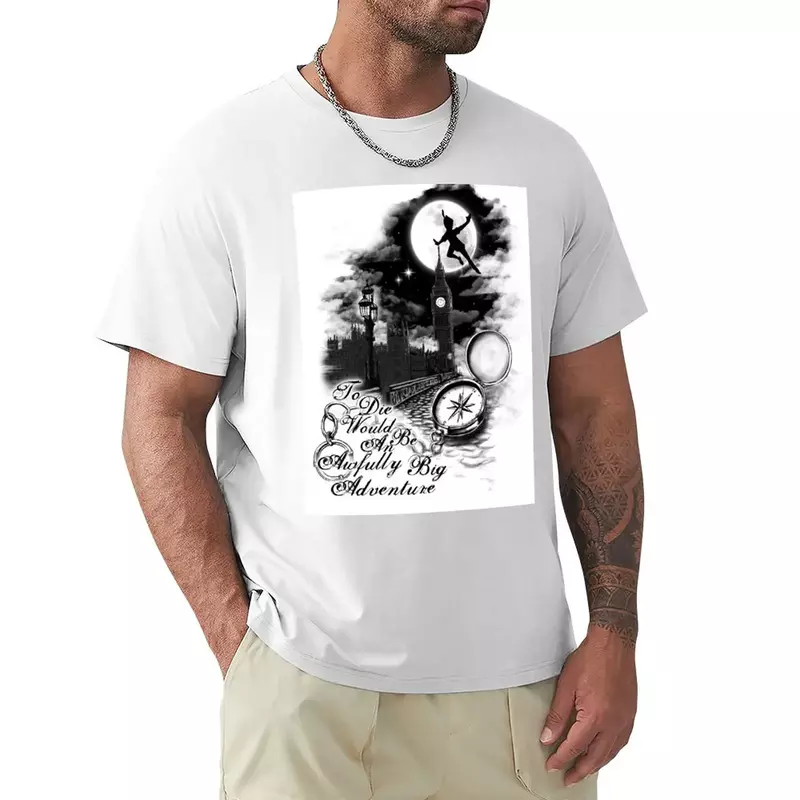 Pan T-Shirt Kawaii Kleding Sublieme Douane Ontwerp Je Eigen Schattige Tops Zwarte T-Shirts Voor Mannen