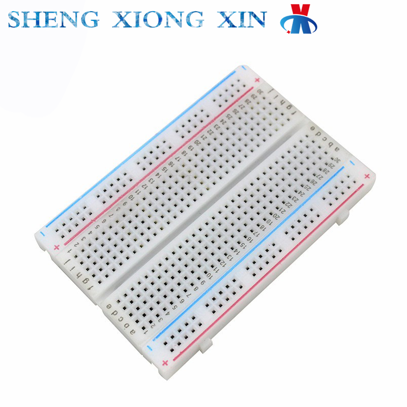 1pcs Splicable Solderless Breadboards Test Boards Lab with Jumpers 400 Holes ZY-60