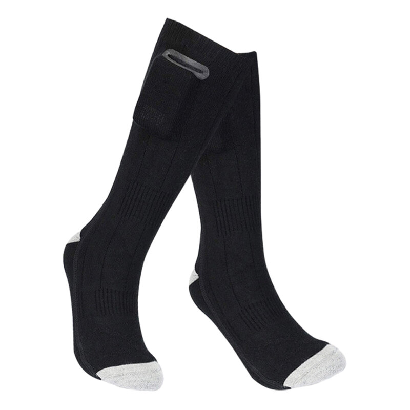 Kaus kaki uniseks hangat, kaus kaki bernapas termal terisolasi dapat dicuci dapat diisi ulang untuk luar ruangan berkemah mendaki