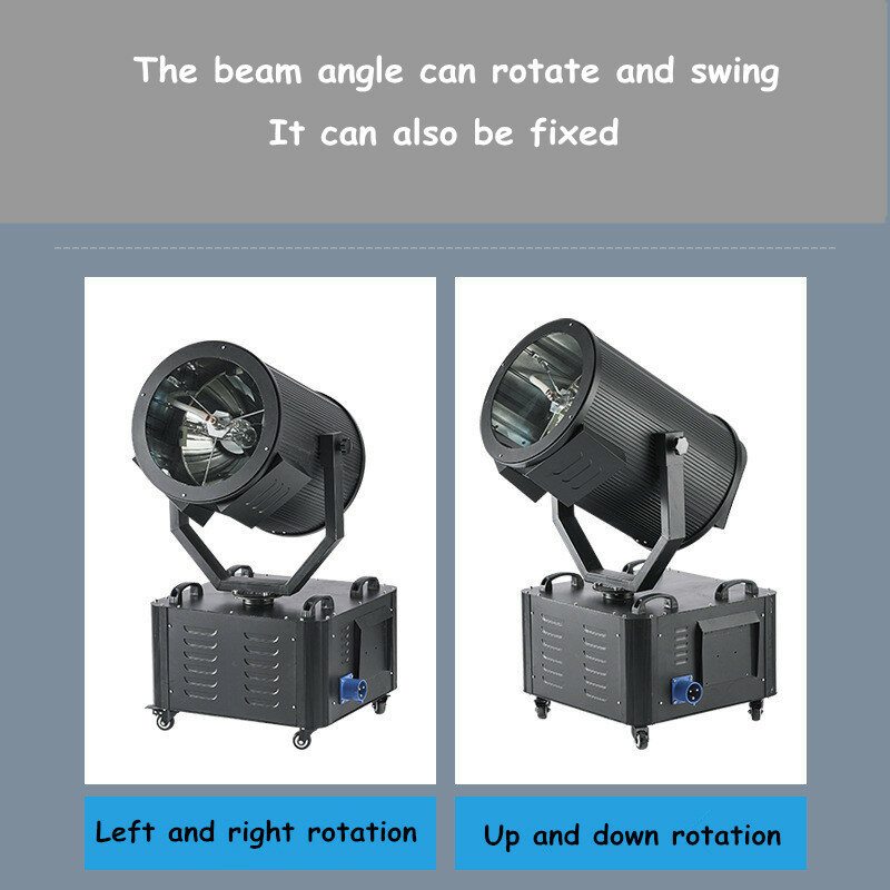 Roof Shaking Head Light Projection Waterproof Searchlight Aerial Rose High-power Beam Lamp Outdoor Lighting Automatic Rotation