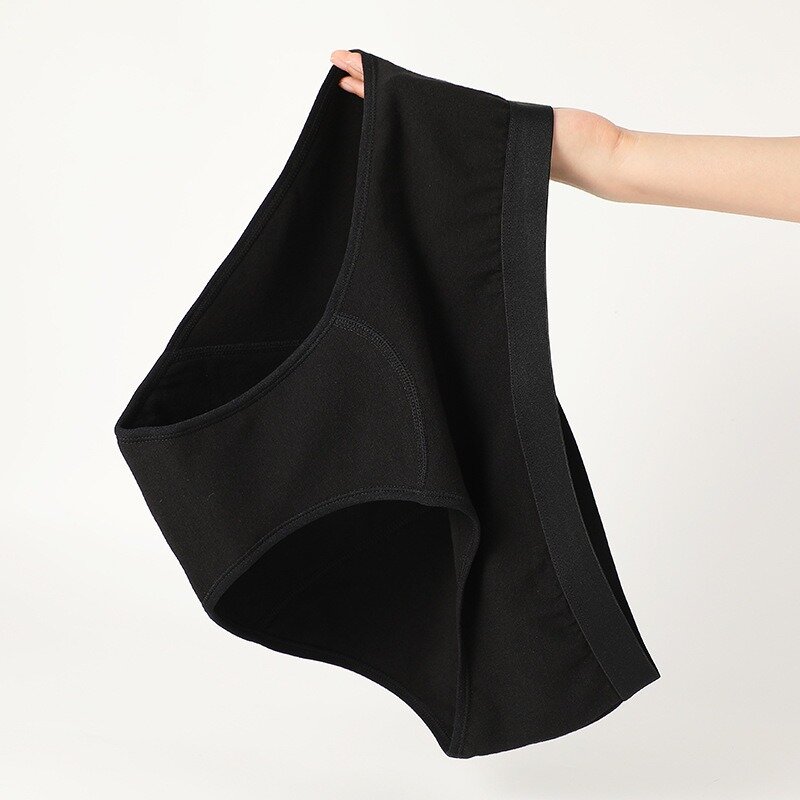 Biancheria intima mestruale di grandi dimensioni a quattro strati pantaloni mestruali Anti-perdite anteriori e posteriori traspiranti
