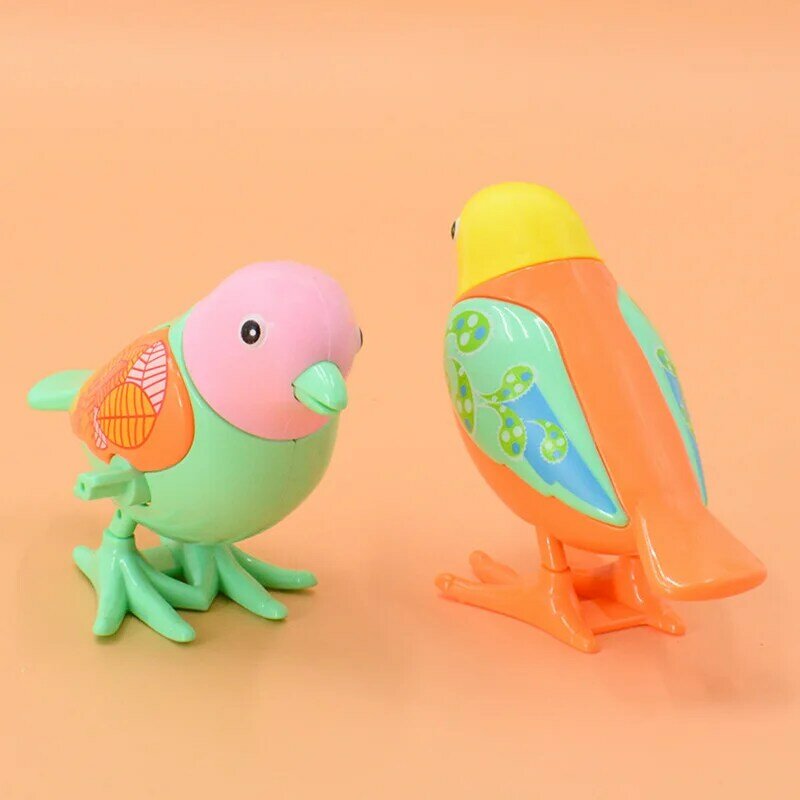 Nowa nakręcana zabawka dla dzieci kreskówka uzwojenie kreatywne skoki mała sroka ptak Puzzle małe zwierzę prezent dla dziecka