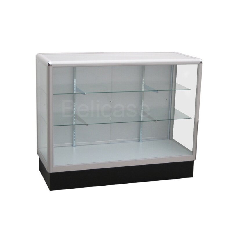 custom，Fashion Products Showcase For Keep Candy And Sweets Rotating Aluminum Display Wooden Glass Showcase