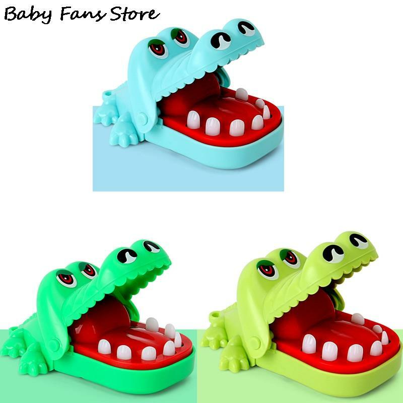 Biting Crocodile Finger Game Scary Toys for Kids Baby Creative Keychain Funny Practical Jokes Mouth Tooth Alligator Tricky Toy