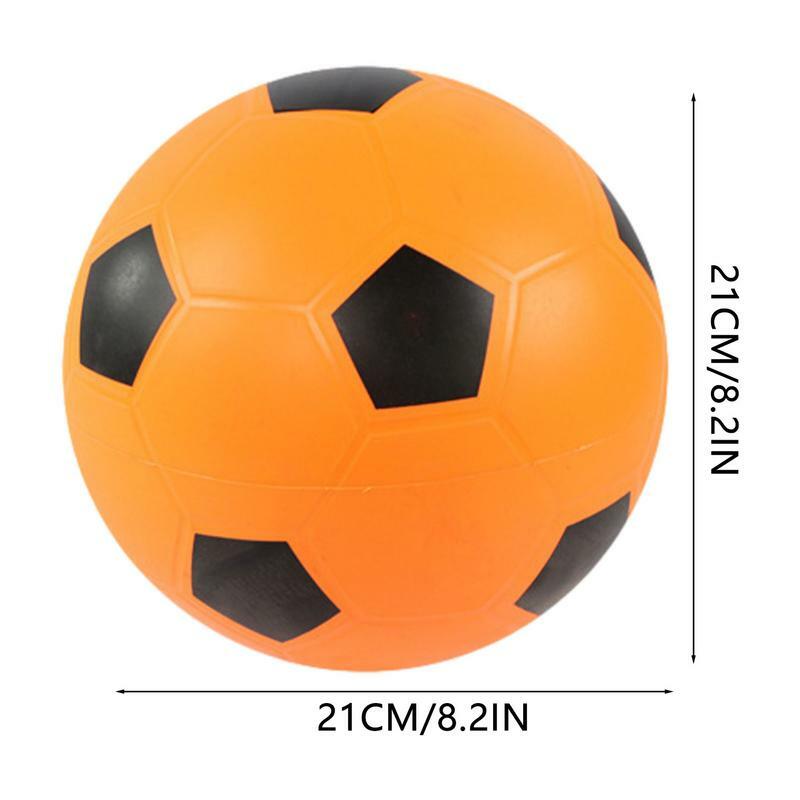 Pallone da calcio morbido ad alta densità non rivestito in PVC con sfera silenziosa per interni nessun rumore palla da allenamento silenziosa per la pratica domestica nuovo