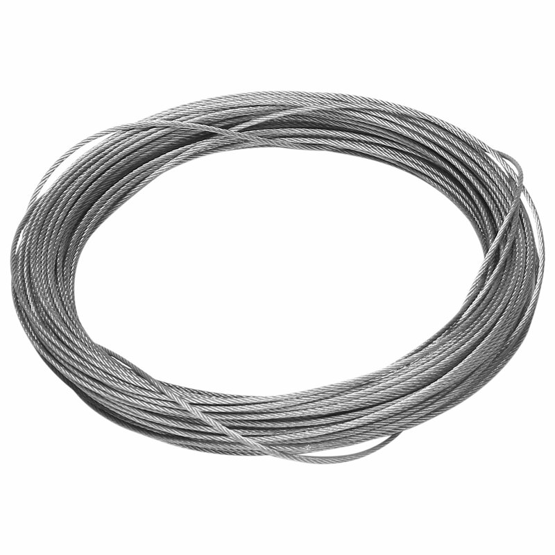 STAINLESS Steel Wire Rope Cable Rigging Extra, Length:15m Diameter:1.0mm
