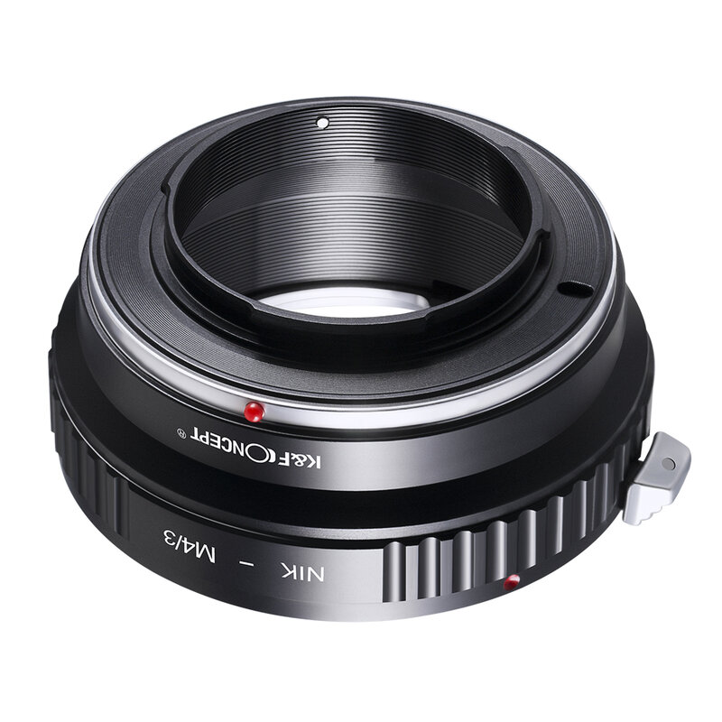 K & F CONCEPT-adaptador de montaje para lente Nikon AI, cuerpo de cámara compatible con Olympus Panasonic Micro 4/3 M4/3
