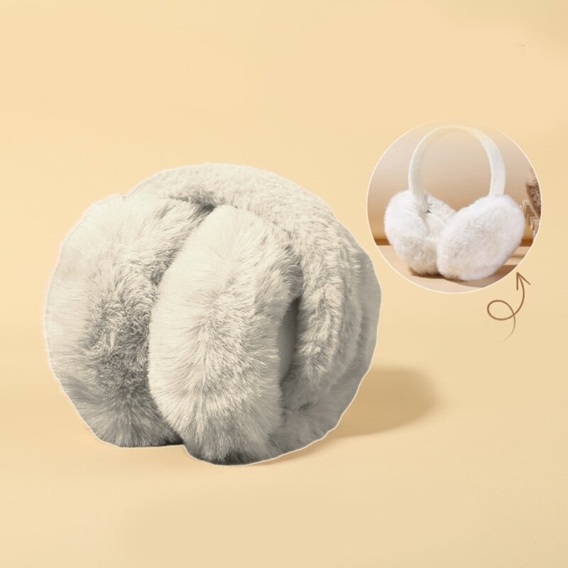 Plush EarMuffs Protect Your Ears from the Cold Weather Cycling Running Sports