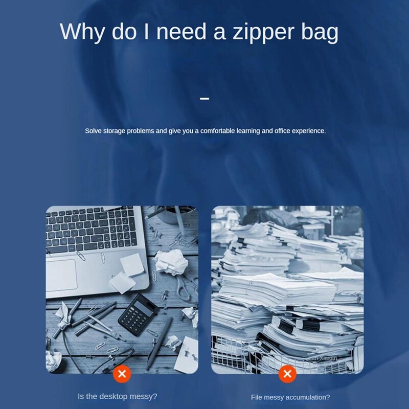 30 Piece Mesh Zipper Pouch Document Pouch For Organizing School Supplies, Office Appliances