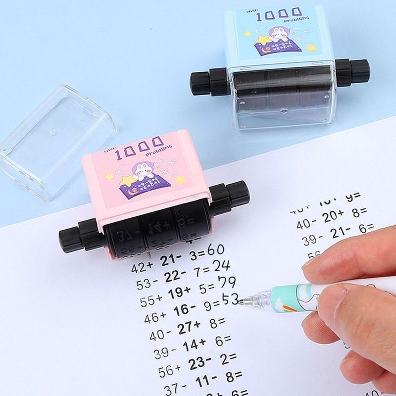 Math Calculation Exercises Roller Digital Teaching Stamp Mathematics Practice Digital Roller Stamp Reusable