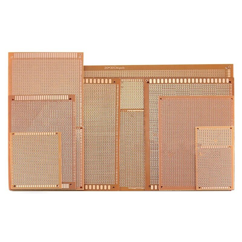 Universal Experimental Bakelite Board, Protótipo de Papel, PCB, Single-Sided, DIY, 7x9cm, 10pcs