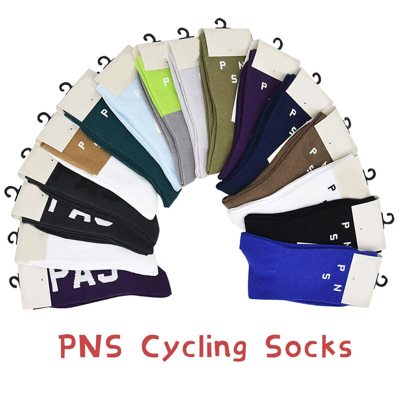 PNS-Calcetines deportivos para hombre y mujer, medias transpirables de marca profesional para ciclismo de carretera, para exteriores, 2023