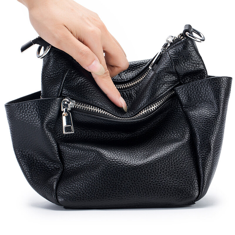 Tas trendi untuk wanita tas bahu tas Bucket kulit asli tas tangan wanita tas tangan mewah tas selempang desainer wanita
