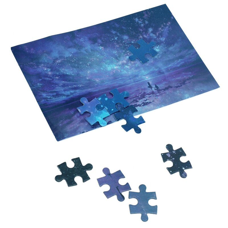 Fantasy Starry Sky Jigsaw Puzzle 1000 Pieces Adult Decompression Puzzles 1000 Pieces Wooden High Definition Puzzle Toys