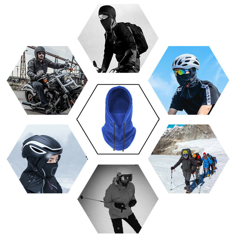 Topi Bersepeda Kualitas Baru Topi Tahan Angin Musim Dingin Balaclava Ski Topi Tudung Luar Ruangan Topi Beanie Hangat Lembut
