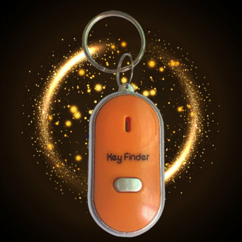 Mini Whistle Anti สูญหาย KeyFinder ปลุกกระเป๋าสตางค์ Tracker สัตว์เลี้ยงสมาร์ทกระพริบ Beeping Remote Locator พวงกุญแจ Tracer Key Finder + LED