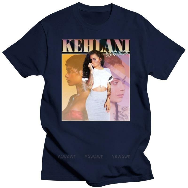 New black short sleeve men top Inspired By KEHLANI DISTRACTION T-shirt Merch Tour Limited Vintage Rare 1rw unisex tee-shirt