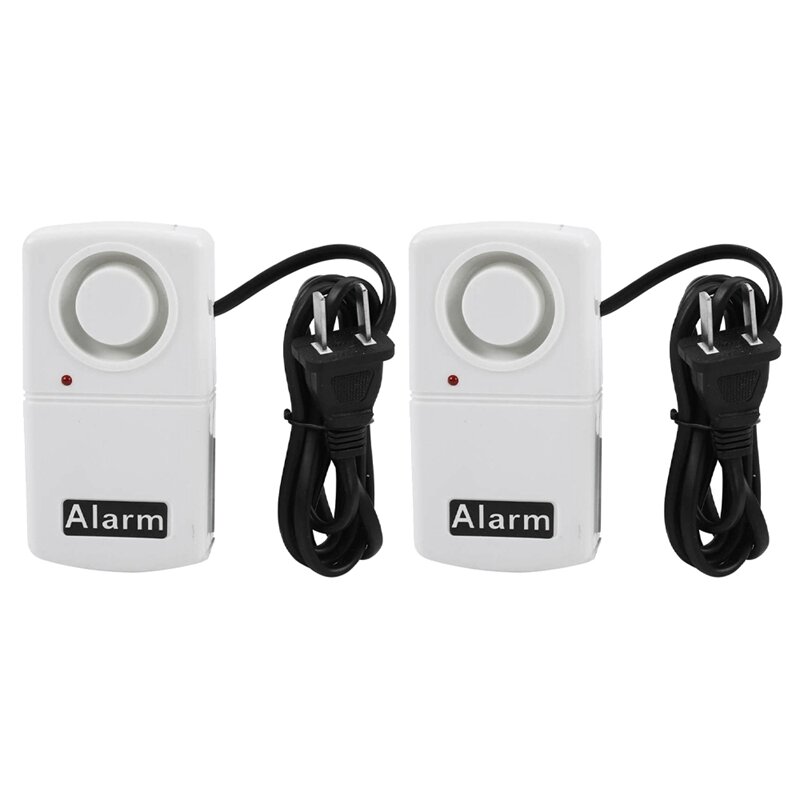 Alarme de panne de coupure de courant automatique intelligente, indicateur LED, prise US, 120dB, 2X, 220V
