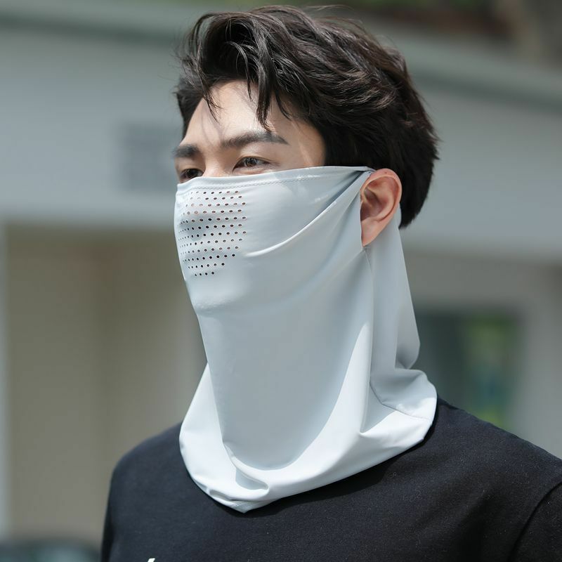 Новая Солнцезащитная маска унисекс из ледяного шелка с защитой от УФ-лучей